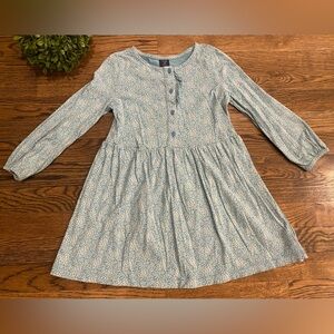 Baby Gap Blue Leaf Girls Dress Sz 5T